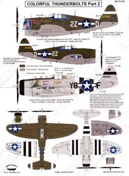 BD72135 P-47D Thunderbolt Raid Hot Mama & Joan