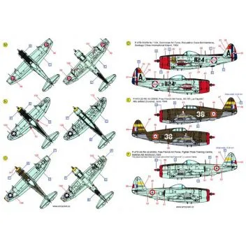 ACD72038 P-/F-47 Thunderbolt im weltweiten Einsatz