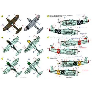 ACD72038 P-/F-47 Thunderbolt im weltweiten Einsatz