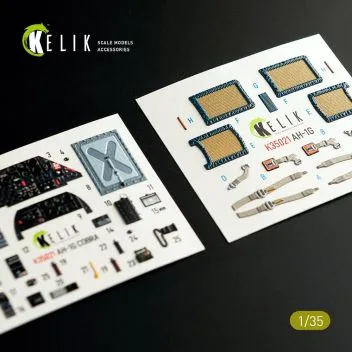 K35021 AH-1G Cobra 3D-gedruckte Cockpitdetails