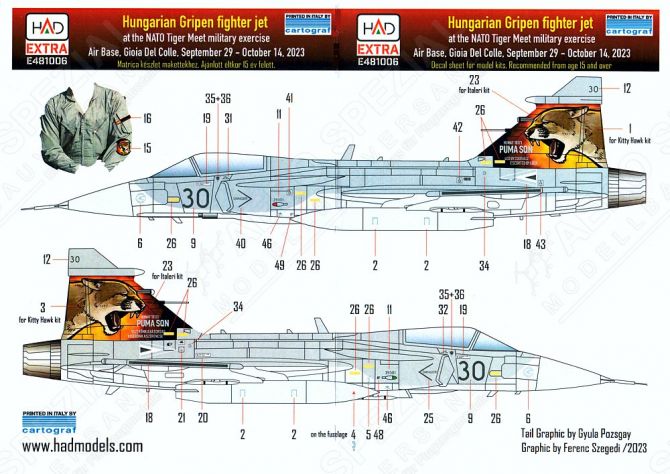 HUNE481006 JAS 39C Gripen NATO Tiger Meet 2023