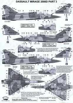 BD48161 Mirage 2000D E/C 1/3 & ETD 4/3