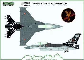 MOD48186 F-16BM Fighting Falcon 30 Jahre OCU