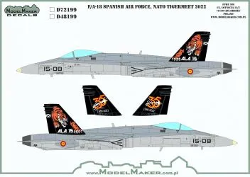 MOD48199 EF-18M Hornet NATO Tiger Meet 2022