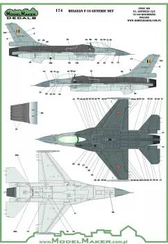 MOD32174 F-16AM/BM Fighting Falcon belgische Luftwaffe