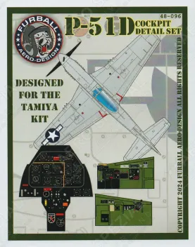 FBD48096 P-51D Mustang Cockpit Details