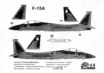 TW48108 F-15A/B/C/D Baz & F-15I Ra’am Staffelzeichen, Codes und Stencils