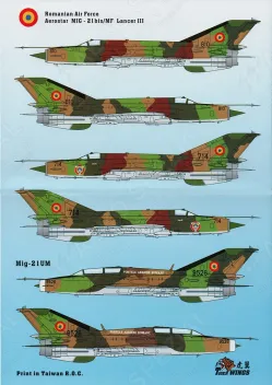 TW48118 MiG-21 Fishbed/LanceR Romanian Air Force