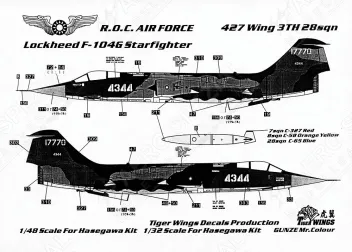 TW48402 F-/RF-/TF-104 Starfighter chinesische Luftwaffe