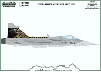 MOD48212 JAS-39C Gripen NATO Tiger Meet 2023