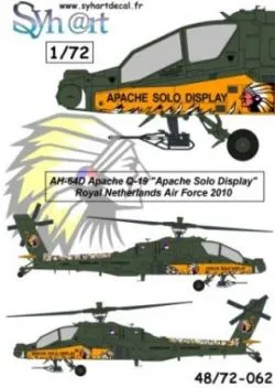 SY48062 AH-64D Longbow Apache Solo Display 2010