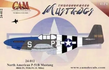 CAM24012 P-51B Mustang 486th FS/352nd FG