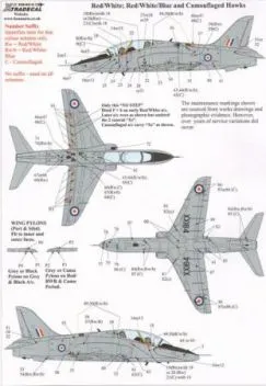 XD32038 Hawk T.1 Maintenance Markings