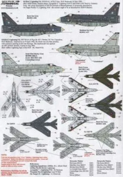 XD72155 Lightning F.2A and F.6 RAF