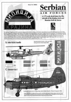 BR7803 Serbische Luftstreitkräfte 1992