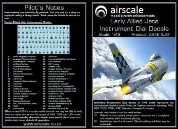 AS48AJET Cockpit Instruments for Early Allied Jets