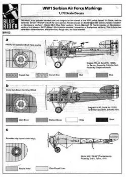 BR7402 Serbische Luftwaffe WK I