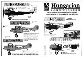 BR7223 Ungarische Luftwaffe 1919-34