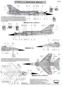 BD48069 Mirage F1B/C/CR/CT Warn- und Wartungshinweise