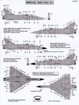 BD48077 Mirage 2000B/D DGA EV (Flugerprobung)