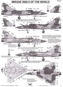 BD48093 Mirage 2000-5 internationale Luftstreitkräfte