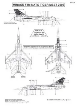 BD72024 Mirage F1M NATO Tiger Meet 2006