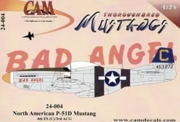 CAM24004 P-51D Mustang (Bad Angel), 4th FS(C)/3rd ACG