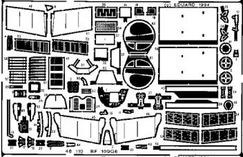 ED48110 Bf 109 G-6 Detail Set