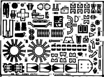 ED48121 A6M5 Zero Detail Set