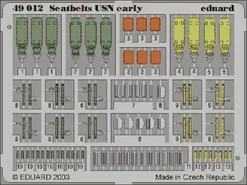 ED49012 Sitzgurte US Navy (frühe Version)