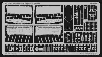 ED49218 A6M3 Zero Type 22 Detail Set