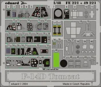 ED49221 F-14D Super Tomcat Detail Set