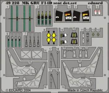 ED49228 F-14D Super Tomcat SJU-17 Schleudersitzdetails