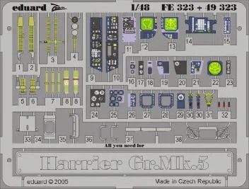 ED49323 Harrier GR.5 Detail Set