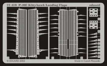 ED72419 P-40E Warhawk Landeklappen
