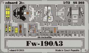 ED73203 Fw 190 A-3 Detail Set