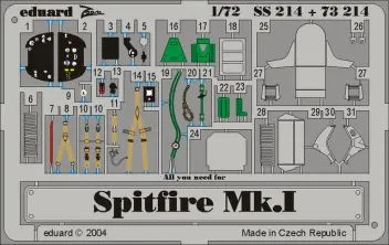 ED73214 Spitfire Mk. I Detail Set