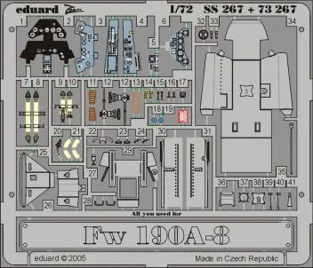 ED73267 Fw 190 A-8 Detail Set