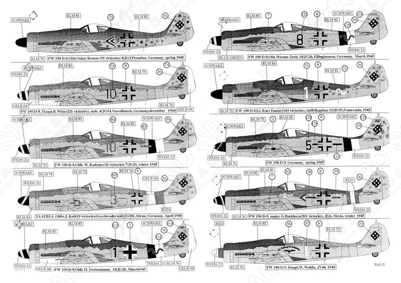 Fw 190 D And Ta 152