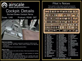 PE48DET Cockpit-Details (fotogeätzt) für Flugzeuge WK II