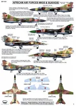 BD72087 Afrikanische Luftstreitkräfte (MiGs und Suchois)