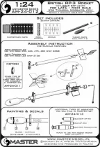 AM24012 3“ Rakete RP-3 mit 60 lb SAP Sprengkopf (spät)