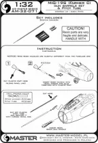 AM32071 MiG-19S Farmer-C MK-Rohre und Staurohr