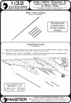 AM32073 MiG-19PM Farmer-E Staurohr und Startschienenantennen