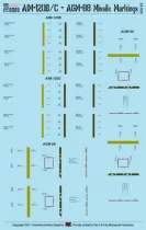 TB32035 AIM-120B/C AMRAAM und AGM-88C HARM Beschriftungen