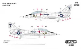 CMS4801 TA-4J Skyhawk Blue Angels