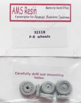 AMS32118 F-8 Crusader Weighted Wheels