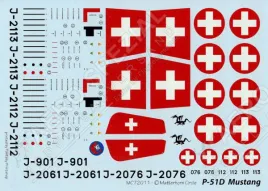 MC72011 P-51D Mustang Schweizer Luftwaffe