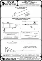 AM72104 Su-9 Fishpot/Su-11 Fishpot-C Pitot Tubes and Missile Rails Heads