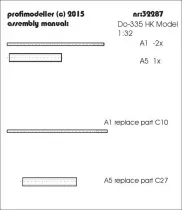 PF32287 Do 335 A-0 MG-/MK-Rohre